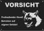 Preview: Husky | Aluminium Warnschild